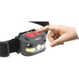 Ansmann Lampada frontale HD250RS, Luce LED Nero