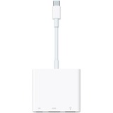 Apple Adattatore multiporta USB, USB-C > USB-A + USB-C + presa HDMI bianco