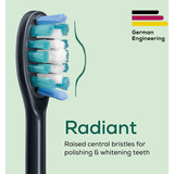 Beurer SC Testine di spazzola Premium Whiten Green Planet, Testina Nero