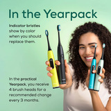 Beurer SC Testine di spazzola Premium Whiten Green Planet, Testina Nero