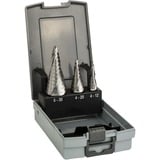 Bosch 2 608 587 426 punta per trapano Punta da trapano a cono 3 pz, Drill bit set Trapano, Punta da trapano a cono, Alluminio, Di metalli non ferrosi, Tubo, Plastica, Profilato, Materiale del smultistrato, High-Speed Steel (HSS), 3 pz
