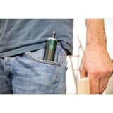 Bosch PushDrive 360 Giri/min Verde, Cacciavite verde, Cacciavite elettrico, Maniglia dritta, Verde, 360 Giri/min, 2,5 Nm, 5 Nm