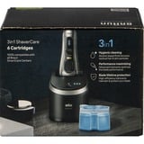 Braun CCR6 Cartuccia di pulizia Cartuccia di pulizia, Blu, Braun, Braun Clean&Charge, Box, 6 pz
