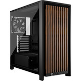 Corsair FRAME 4000D RS Wood, Chassis Tower Nero/legno