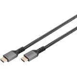Digitus Cavo di collegamento HDMI Ultra High Speed, con Ethernet, UHD 8K Nero/grigio