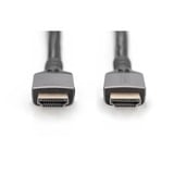 Digitus Cavo di collegamento HDMI Ultra High Speed, con Ethernet, UHD 8K Nero/grigio