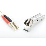 Digitus Modulo mini GBIC (SFP), 1,25 Gbps, 0,55 km 1,25 Gbps, 0,55 km, Fibra ottica, SFP, LC, 50/125 µm, SX, 500 m