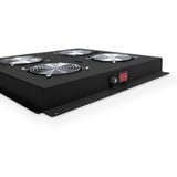 Digitus Unità di ventilazione da tetto per armadi di rete Unique & Varioflex-N e armadi di rete Dynamic Basic e di server, Modulo fan Nero, Pannello per ventola, Nero, 2 ventola(e), 276 m³/h, Turchia, Varioflex-N, Unique Network, Dynamic Basic