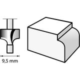 Dremel Fresa a raggio HSS con punta di centraggio Ø 9,5mm (612) 