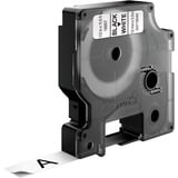 Dymo D1 Etichette Flessibile in Nylon | Rotolo da 12 mm x 3.5 m | stampa nera su bianco | etichette autoadesive per etichettatrice LabelManager, Nastro di scrittura Nero su bianco, Nylon, Belgio, -40 - 60 °C, DYMO, LabelManager