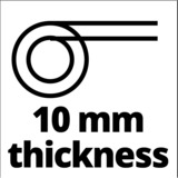 EINHELL 2351132 accessorio e ricambio per aspirapolvere Filtro Filtro, Nero, Schiuma, 212 mm, 10 mm, 170 mm