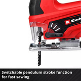 EINHELL TC-JS 18 Li-Solo, Puzzle rosso/Nero