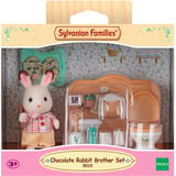 EPOCH Sylvanian Families - Set bagno fratello coniglio di cioccolato, Giochi di costruzione 