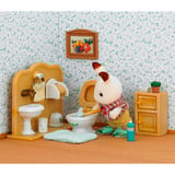 EPOCH Sylvanian Families - Set bagno fratello coniglio di cioccolato, Giochi di costruzione 