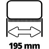 Einhell 3424121 accessorio per utensili manuali da giardino Spazzola Multicolore Nylon Spazzola, Multicolore, Nylon, 1400 Giri/min, 11,5 cm, 650 g