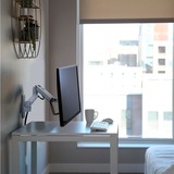 Ergotron LX Braccio per Monitor, Base per monitor bianco