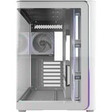 FSP M580PLUS Midi Tower Bianco, Chassis Tower bianco, Midi Tower, PC, Bianco, ATX, micro ATX, Mini-ITX, Vetro, SPCC, 16 cm