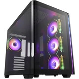 FSP M580-BA computer case Midi Tower Nero, Chassis Tower Nero, Midi Tower, PC, Nero, ATX, micro ATX, Mini-ITX, Vetro, SPCC, Gaming