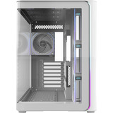 FSP M580-WP Midi Tower Bianco, Chassis Tower bianco, Midi Tower, PC, Bianco, ATX, micro ATX, Mini-ITX, Vetro, SPCC, 16 cm