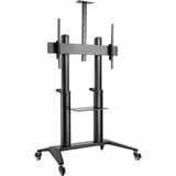 HAGOR BrackIT Stand HD XXL 3,05 m (120") Nero, Sistema di stand Nero, 140 kg, 165,1 cm (65"), 3,05 m (120"), 1000 x 600 mm, 1250 - 1600 mm, -5 - 10°