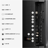 Hisense 50E7S, QLED TV Nero