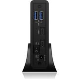 ICY BOX IB-382H-C31 Box esterno HDD/SSD Nero 2.5/3.5", Disk enclosure Nero, Box esterno HDD/SSD, 2.5/3.5", SATA, Seriale ATA II, Serial ATA III, 10 Gbit/s, Hot-swap, Nero