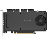 Icy Dock MB204MP-1B, Scheda di interfaccia Nero