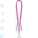 Intenso Cell Phone Charging Lanyard 7991004, Cavo neon-rosa