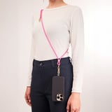 Intenso Cell Phone Charging Lanyard 7991004, Cavo neon-rosa