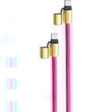 Intenso Cell Phone Charging Lanyard 7991004, Cavo neon-rosa
