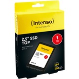 Intenso Top 2.5" 1000 GB Serial ATA III MLC Nero, 1000 GB, 2.5", 520 MB/s, 6 Gbit/s