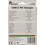 Inter-Tech 88882223, PD-2100, Caricabatterie Nero