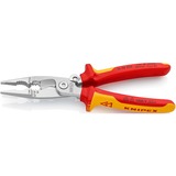 KNIPEX 13 96 200 pinza Pinze a becco lungo Pinze a becco lungo, Acciaio, Plastica, Rosso/Arancione, 20 cm, 280 g