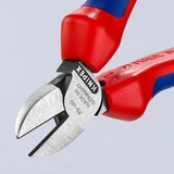 KNIPEX 70 02 140 Pinze da taglio diagonale pinza rosso/Blu, Pinze da taglio diagonale, Acciaio al cromo vanadio, Plastica, Blu/Rosso, 14 cm, 150 g