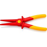 KNIPEX Pinza piatta rotonda in plastica, Pinza da presa rosso/Giallo