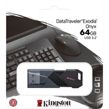 Kingston DataTraveler Exodia Onyx 64 GB Nero/Nero