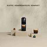 Krups Nespresso Essenza Mini, Macchina a capsula Nero, Macchina per caffè a capsule, 0,6 L, Capsule caffè, 1310 W, Nero