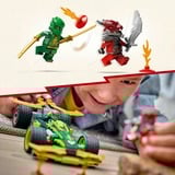 LEGO NINJAGO 71828 Racer Pull-Back di Lloyd - Modello di Auto da Corsa Giocattolo con 2 Minifigure e Armi, Giochi Bambini 7+, Giochi di costruzione Giochi Bambini 7+, Set da costruzione, 7 anno/i, Plastica, 181 pz, 381 g