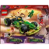 LEGO NINJAGO 71828 Racer Pull-Back di Lloyd - Modello di Auto da Corsa Giocattolo con 2 Minifigure e Armi, Giochi Bambini 7+, Giochi di costruzione Giochi Bambini 7+, Set da costruzione, 7 anno/i, Plastica, 181 pz, 381 g