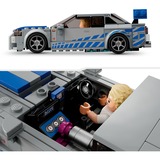 LEGO Speed Champions 2 Fast 2 Furious Nissan Skyline GT-R (R34), Giochi di costruzione Set da costruzione, 9 anno/i, Plastica, 319 pz, 349 g