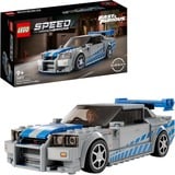 LEGO Speed Champions 76917 2 Fast 2 Furious Nissan Skyline GT-R (R34) Macchina Giocattolo da Collezione 2023, Giochi per Bambini, Giochi di costruzione Giochi per Bambini, Set da costruzione, 9 anno/i, Plastica, 319 pz, 349 g