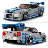 LEGO Speed Champions 76917 2 Fast 2 Furious Nissan Skyline GT-R (R34) Macchina Giocattolo da Collezione 2023, Giochi per Bambini, Giochi di costruzione Giochi per Bambini, Set da costruzione, 9 anno/i, Plastica, 319 pz, 349 g
