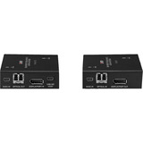 Lindy Extender KVM in fibra ottica DisplayPort 1.2 e USB 300m, Estensione DisplayPort Nero