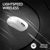 Logitech 910-006639, Mouse da gioco bianco