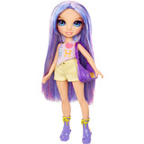 MGA Entertainment Rainbow High My Fashion Style Fashion Dolls - Violet, Bambola Rainbow High My Fashion Style Fashion Dolls - Violet, Bambola alla moda, Femmina, 4 anno/i, Bambino/Bambina, 280 mm, Multicolore
