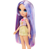 MGA Entertainment Rainbow High My Fashion Style Fashion Dolls - Violet, Bambola Rainbow High My Fashion Style Fashion Dolls - Violet, Bambola alla moda, Femmina, 4 anno/i, Bambino/Bambina, 280 mm, Multicolore