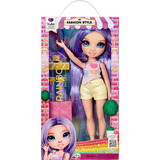 MGA Entertainment Rainbow High My Fashion Style Fashion Dolls - Violet, Bambola Rainbow High My Fashion Style Fashion Dolls - Violet, Bambola alla moda, Femmina, 4 anno/i, Bambino/Bambina, 280 mm, Multicolore