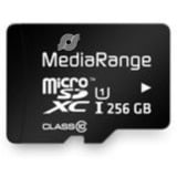 MediaRange 256 GB microSDXC, Scheda di memoria Nero