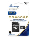 MediaRange 256 GB microSDXC, Scheda di memoria Nero