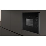Neff HLAGD53G0 forno a microonde Grafite Microonde combinato Da incasso 25 L 900 W Nero/grigio, Da incasso, Microonde combinato, 25 L, 900 W, Display incorporato, LED